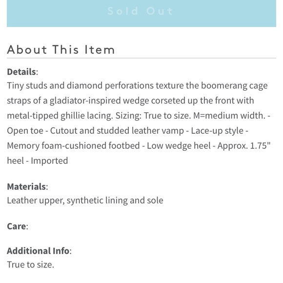 NWOB 1. State Maygan Ghillie wedge sandal - Picture 10 of 10